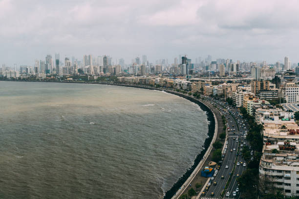 marine drive, mumbai - mumbai fotografías e imágenes de stock