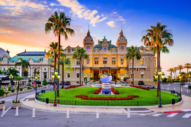 Monte Carlo, Monaco - Casinos stock photo