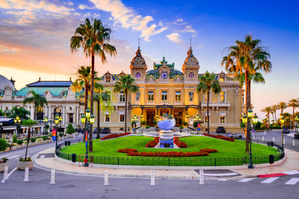 monte carlo, mónaco - casino - mónaco - fotografias e filmes do acervo