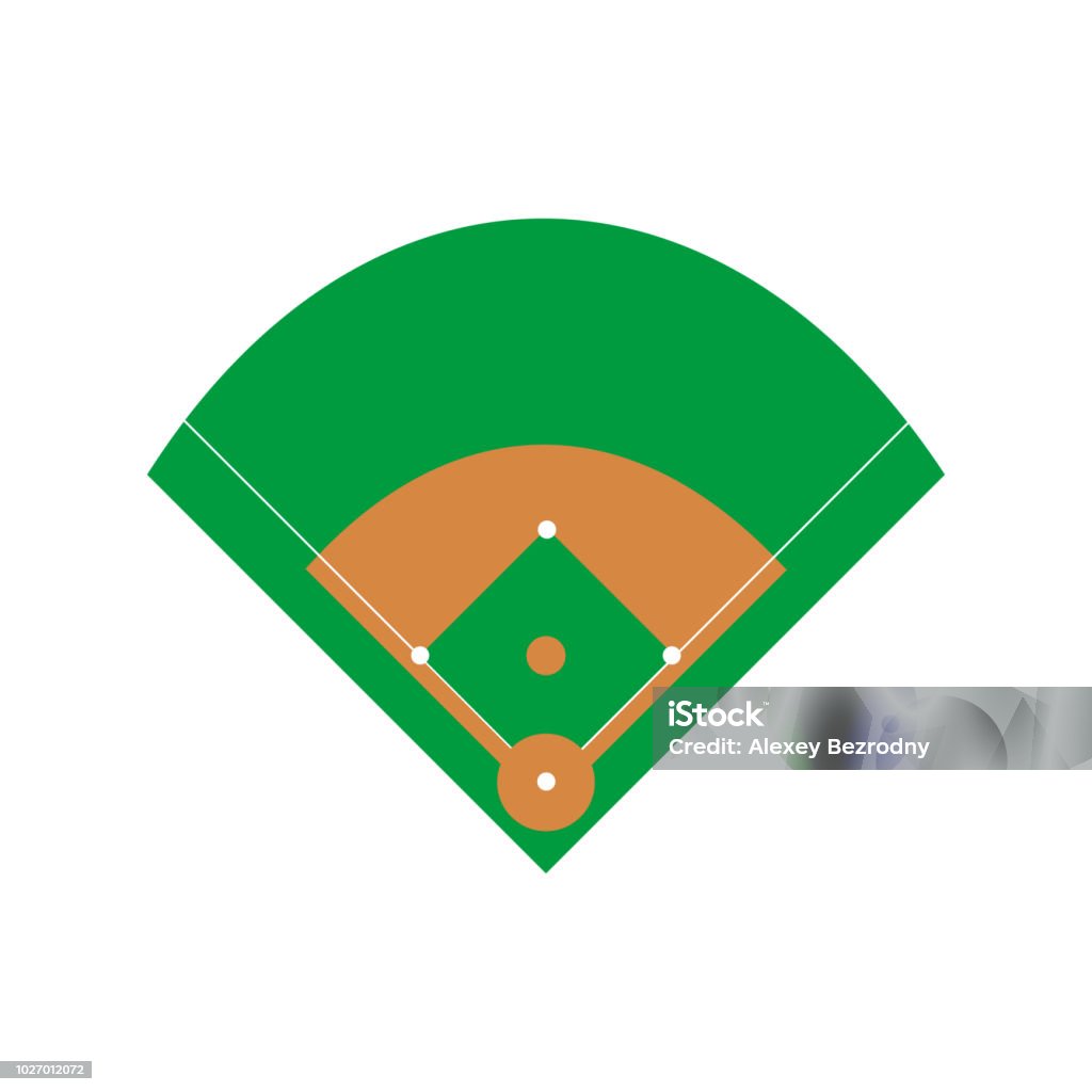 Basaeball Diamond Vector Baseball Diamond Vector