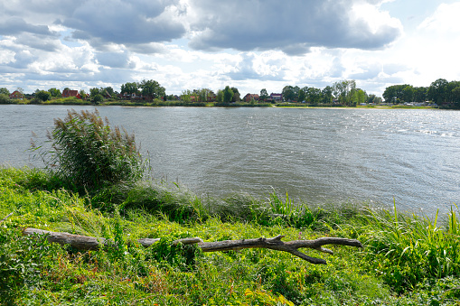 Elbe Riverbank at Lauenburg, Germany