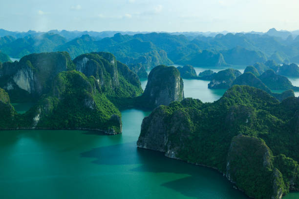 istock Halong Bay, Vietnam. View from above. Seaplane 1027016030