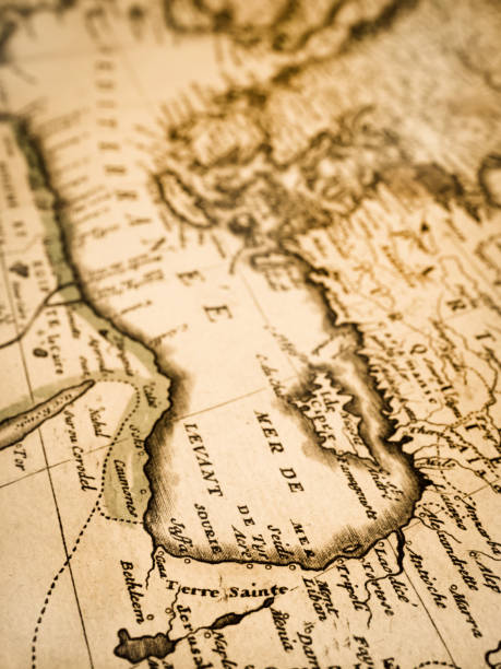 istock Old map of the Middle East region 1027018760