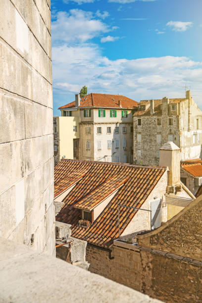 istock Tiled roofs in the old town of Split. 1027036588