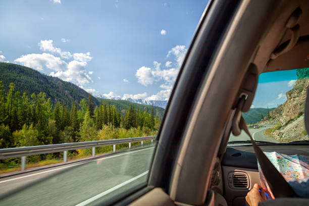 istock Woman inside the car driving 1027040392