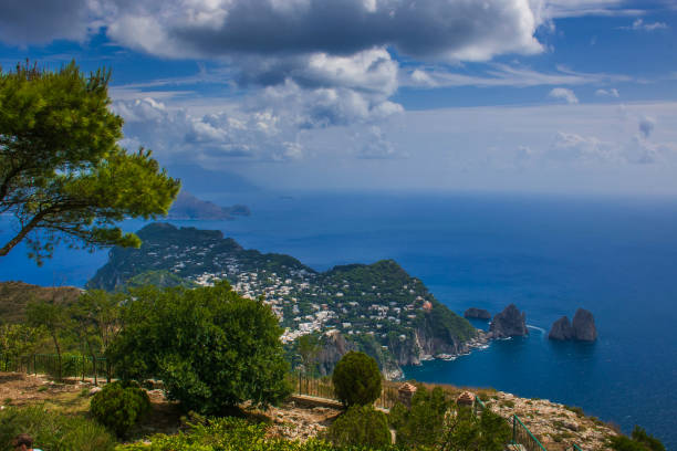 istock Panoramic terrace at the top of Monte Solaro, Capri island 1027047510