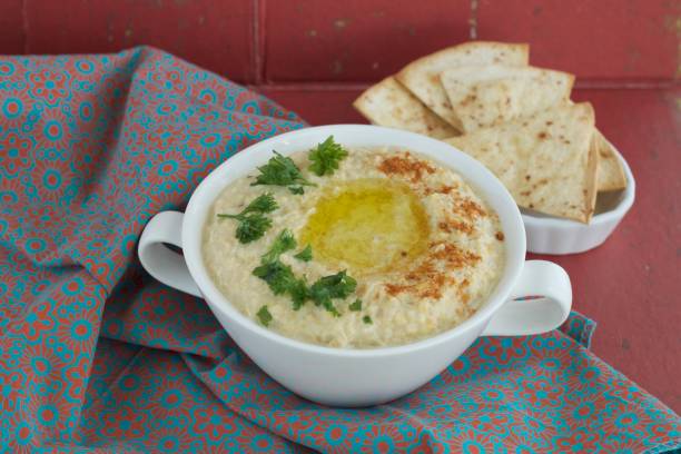 istock Homemade hummus with tortilla chips 1027051136