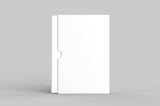istock Slipcase book mock up isolated on soft gray background. 3D illustration 1027059044