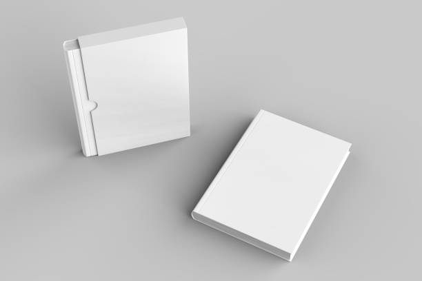istock Slipcase book mock up isolated on soft gray background. 3D illustration 1027059394