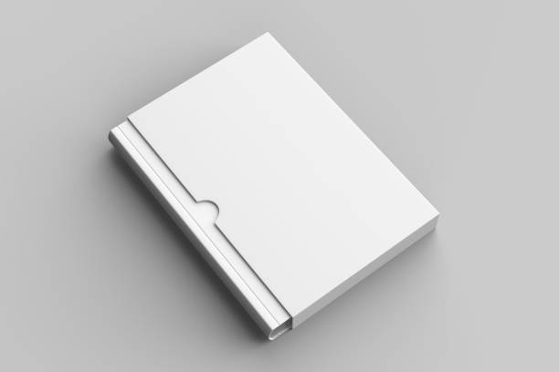 istock Slipcase book mock up isolated on soft gray background. 3D illustration 1027059668