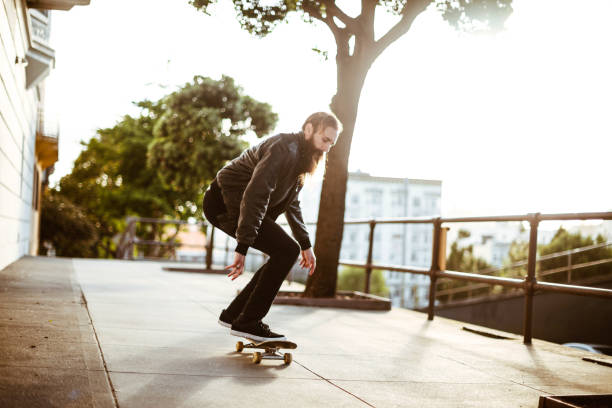 istock hipster skating in san francisco 1027069868