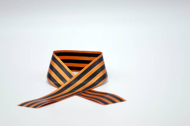 istock St. George ribbon as a symbol of Victory. 1027082856