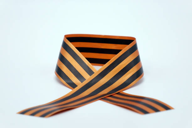 istock St. George ribbon as a symbol of Victory. 1027082982