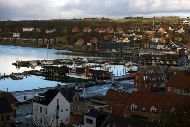 istock Lemvig city and harbor, Denmark 1027093928