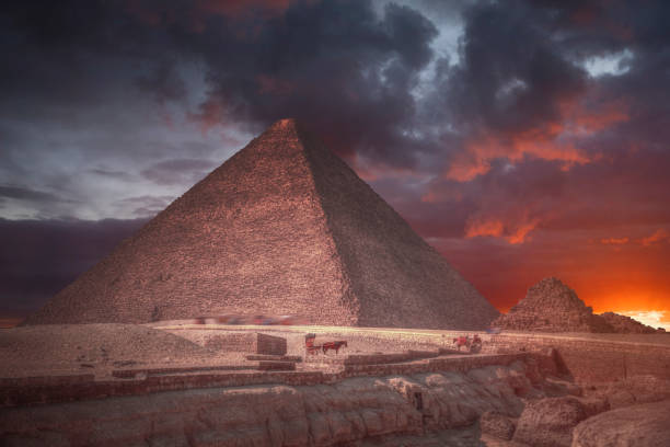 istock pyramids of Giza, in Egypt. 1027096296