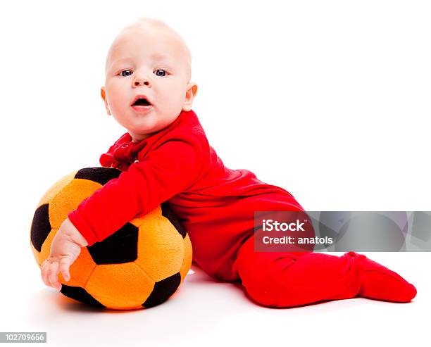 Bebé De Futebol - Fotografias de stock e mais imagens de Criança - Criança, Futebol, Bebé