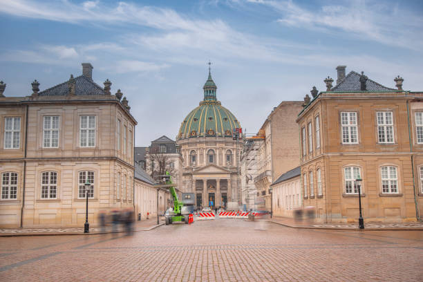 istock Royal Amalienborg Palace in Copenhagen 1027100156