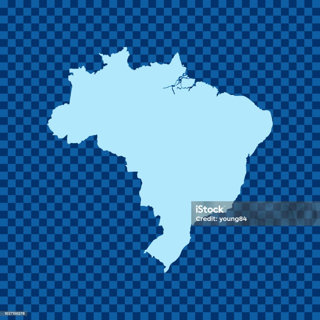 Brazil Map Vector Icon Brazil Map Stock Illustration - Download Image Now - Brazil ...