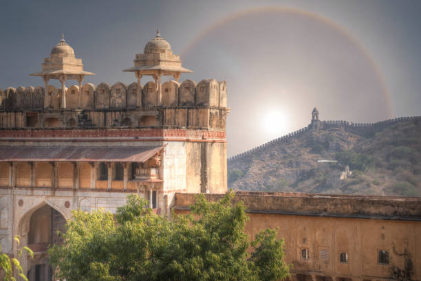 istock halo over Amer Fort Jaipur. 1027100452
