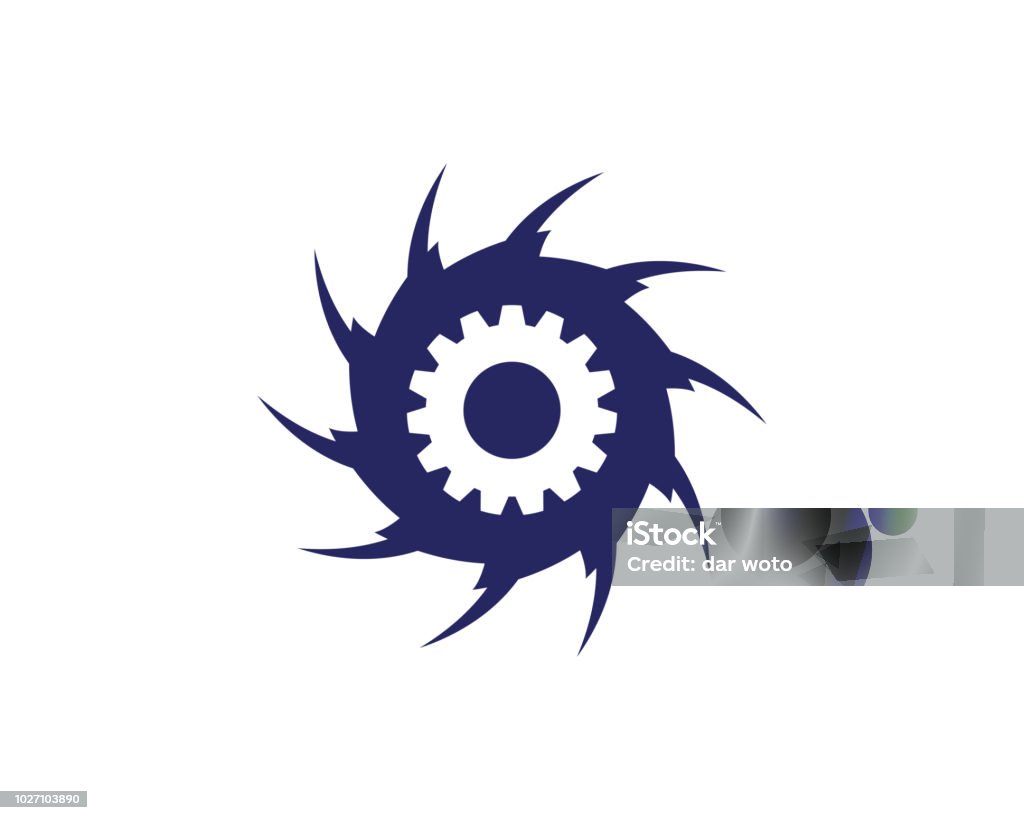Vortex Machine Vector Vortex Vector Illustration Stock Illustration - Download Image Now ...