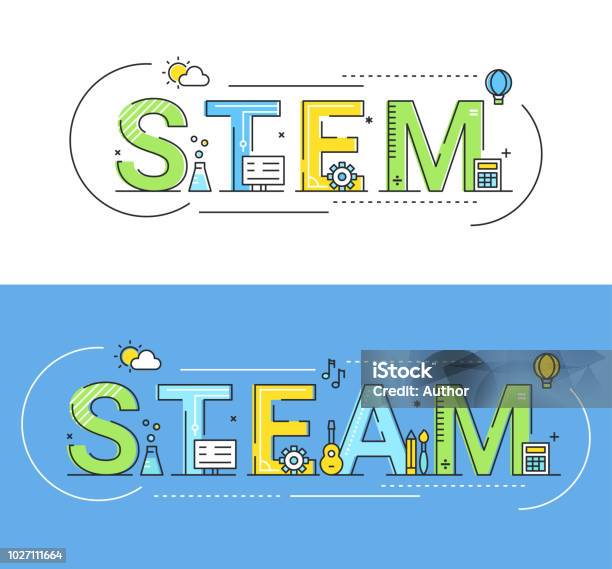 Stem And Steam Education Approaches Concept Vector Illustration Stock Illustration - Download Image Now