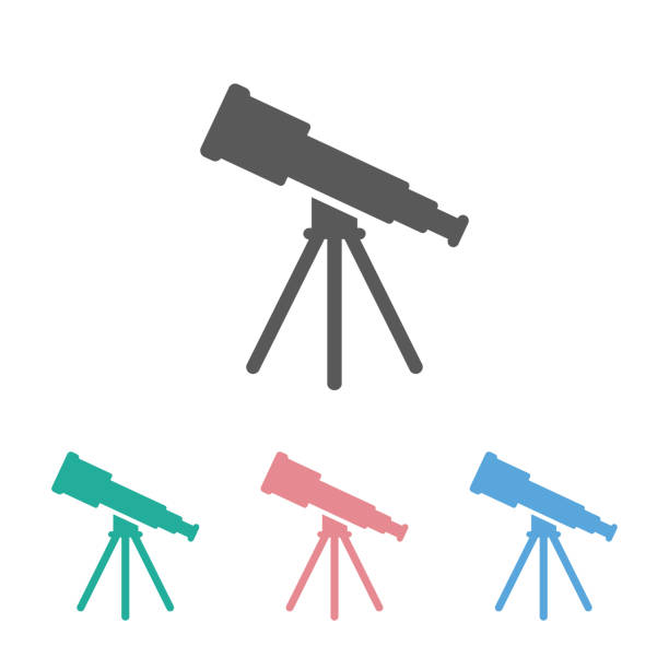 ikona teleskopu - focus binoculars spy eyesight stock illustrations