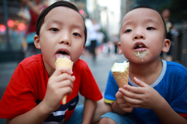 istock Cute asia children in the hutong 1027121206