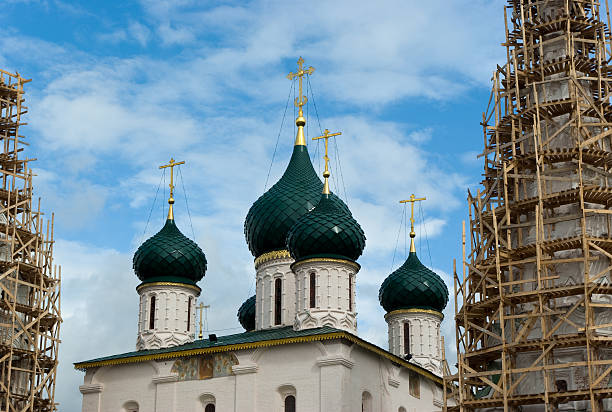 istock Russian orthodox church under restoration 102712414