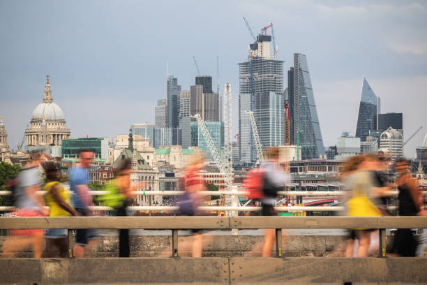 istock London cityscape with pedestrian in motion at the foreground 1027128476