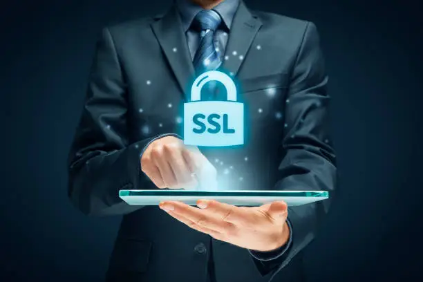 SSL (Secure Sockets Layer) concept - cryptographic protocols provide secured communications.