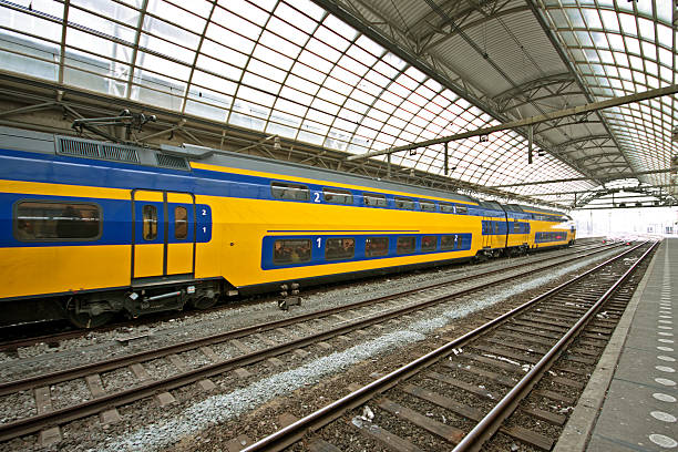 istock Train waiting in Central Station Amsterdam the Netherlands 102713726