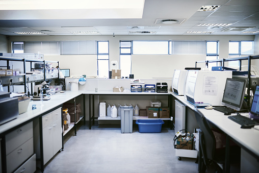 Shot of the inside of a laboratory