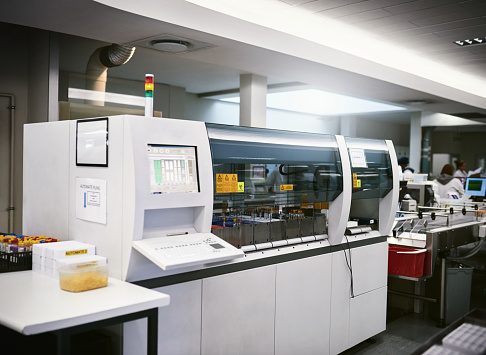 Shot of a machine inside a laboratory