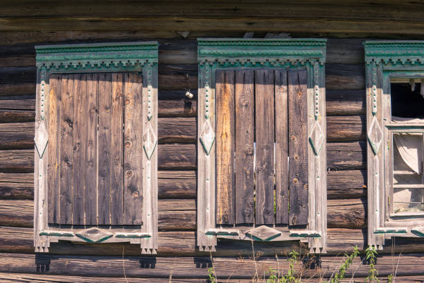 istock Abandoned house.Nail in the wall. 1027140152