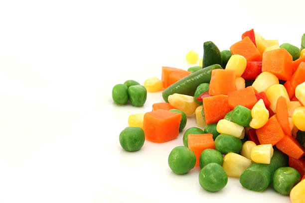 istock Mix of cooked vegetable on plate 102714252
