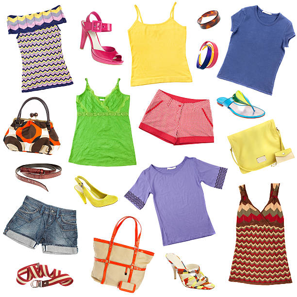 istock Background of ladies' clothes and accessories 102714718