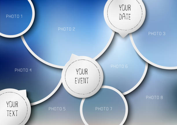 Round Collag 810+ Circle Photo Collage Stock Illustrations, Royalty-Free Vector ...