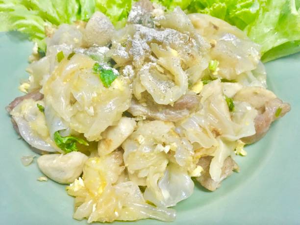 istock Thai Stir Fried Flat Noodles with Chicken 1027153012
