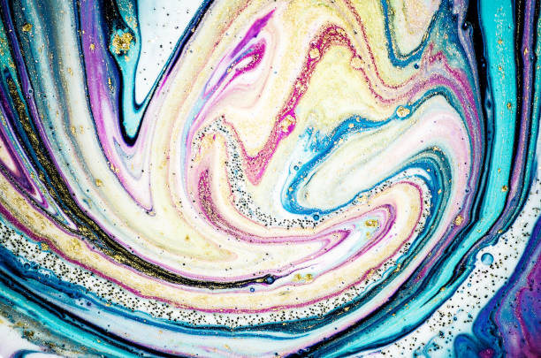 istock Pastel colors, unique painting. Natural Luxury. Ancient oriental drawing technique. Beautiful pattern. Oriental art. Style incorporates the swirls of marble or the ripples of agate for a luxe effect. 1027161828