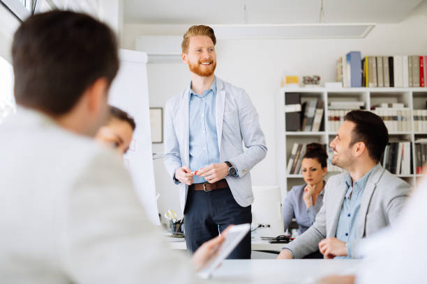 istock Presentation and collaboration by business people 1027164662