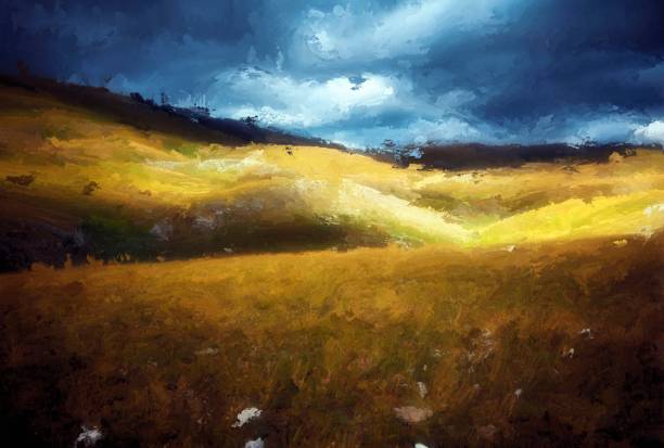 istock Digital Painting of a Landscape 1027170200