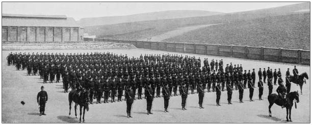 istock Navy and Army antique historical photographs: Irish rifles 1027175728