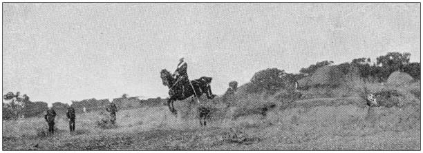 istock Navy and Army antique historical photographs: Indian army 1027178438