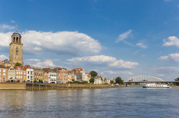 Historic city Deventer at the IJssel river in the Netherlands Historic city Deventer at the IJssel river in the Netherlands deventer photos stock pictures, royalty-free photos & images