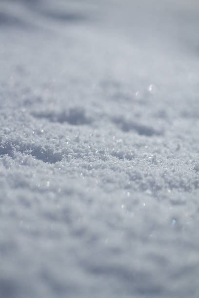 Nieve Macro textura - foto de stock