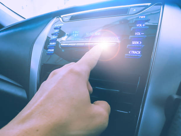 istock new technology and transportation concept from interior and display control in car with touch screen and application system 1027187234