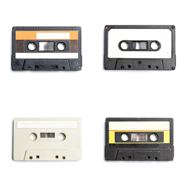 istock Collection of retro audio tapes 1027188176