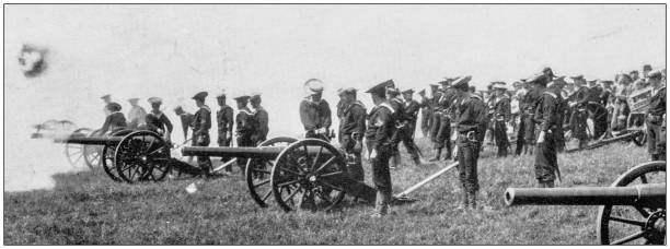 istock Navy and Army antique historical photographs: Parade 1027190236