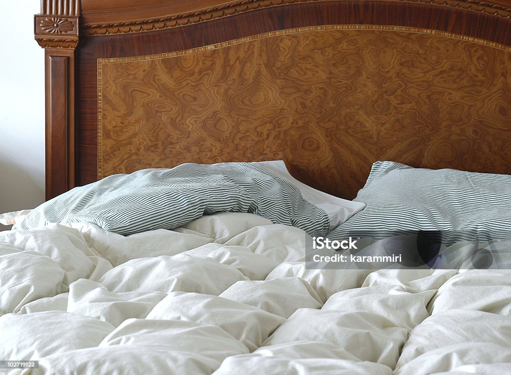 Lessy Bed Messy Bed Stock Photo - Download Image Now - Bed - Furniture, Bedding ...