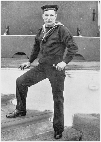 Navy and Army antique historical photographs: Sailor